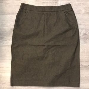NY&CO brown pencil skirt